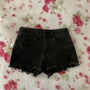 American Eagle High Waisted Denim Shorts